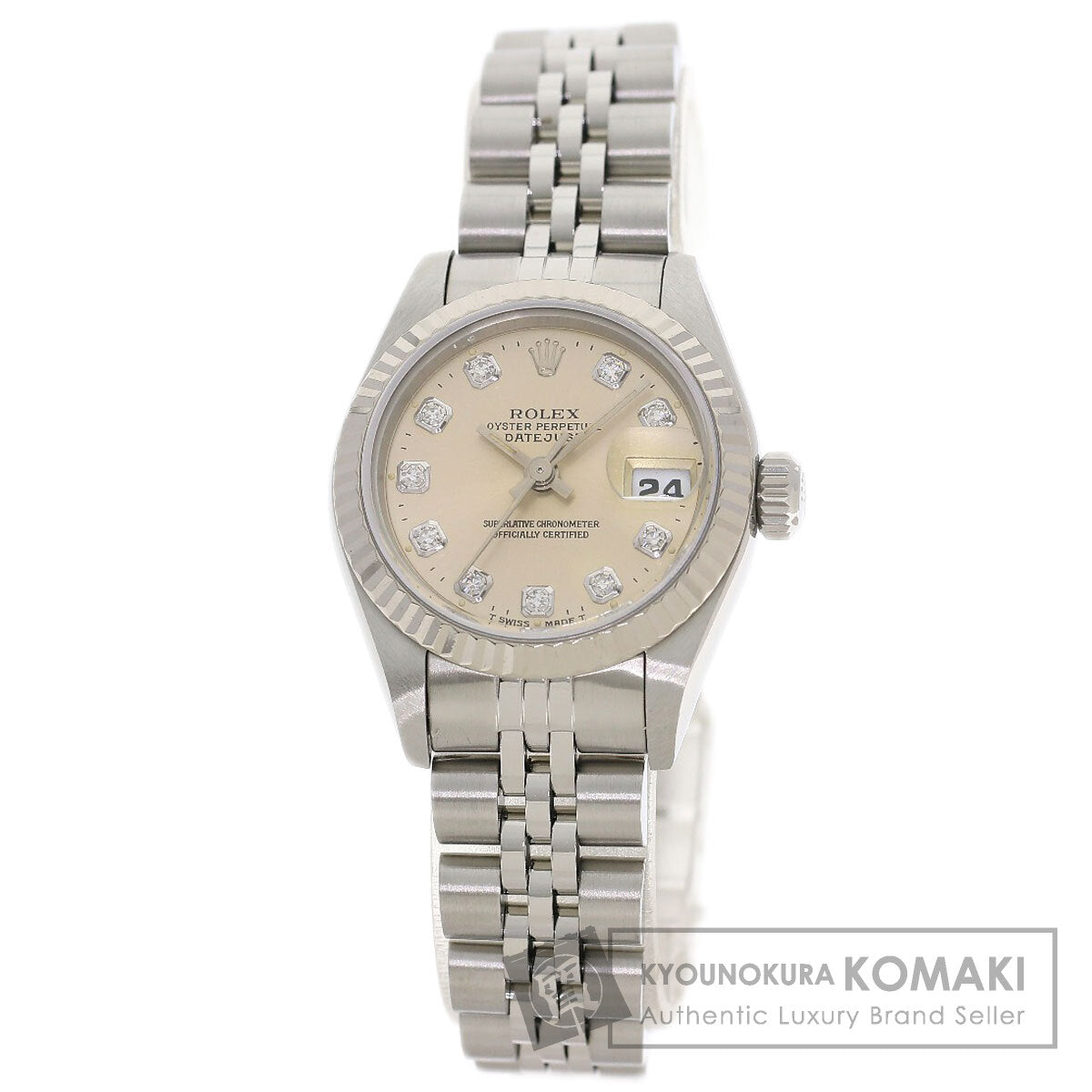 ROLEX DATEJUST 10P Diamond Watches 69174G Stainless Steel/Stainless Steel Ladies