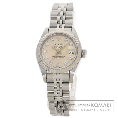 ROLEX DATEJUST 10P Diamond Watches 69174G Stainless Steel/Stainless Steel Ladies