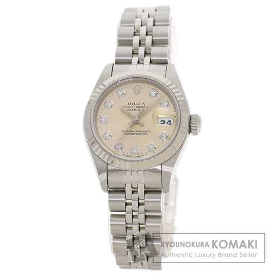 ROLEX DATEJUST 10P Diamond Watches 69174G Stainless Steel/Stainless Steel Ladies