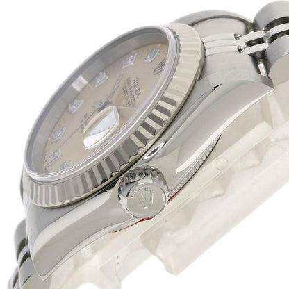 ROLEX DATEJUST 10P Diamond Watches 69174G Stainless Steel/Stainless Steel Ladies