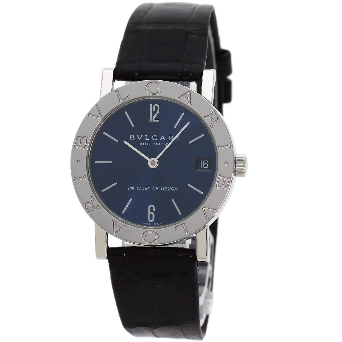 BVLGARI BVLGARI BVLGARI 100th Anniversary Model Watches BB33SL AUTO Stainless Steel/Leather mens