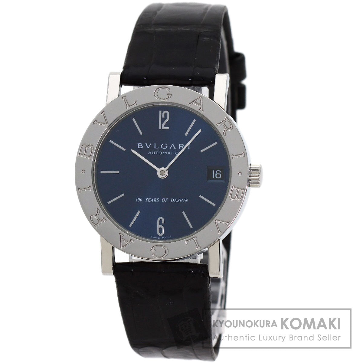 BVLGARI BVLGARI BVLGARI 100th Anniversary Model Watches BB33SL AUTO Stainless Steel/Leather mens