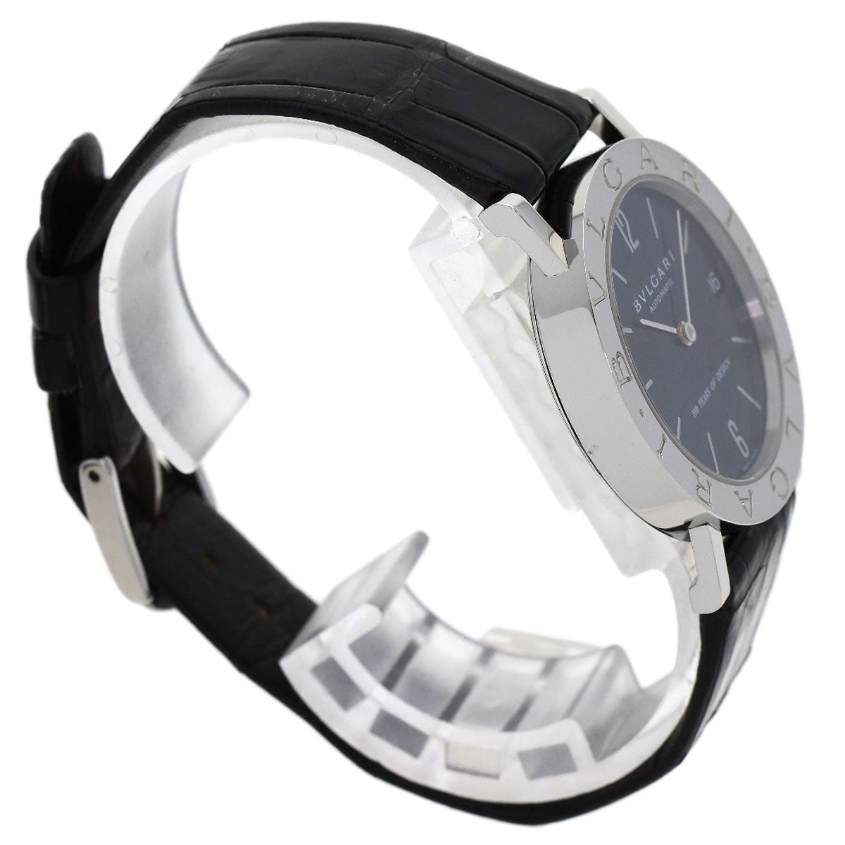 BVLGARI BVLGARI BVLGARI 100th Anniversary Model Watches BB33SL AUTO Stainless Steel/Leather mens