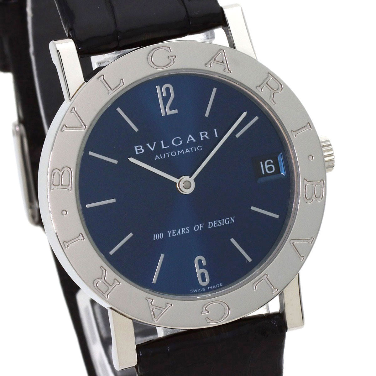 BVLGARI BVLGARI BVLGARI 100th Anniversary Model Watches BB33SL AUTO Stainless Steel/Leather mens