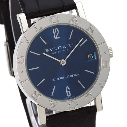 BVLGARI BVLGARI BVLGARI 100th Anniversary Model Watches BB33SL AUTO Stainless Steel/Leather mens