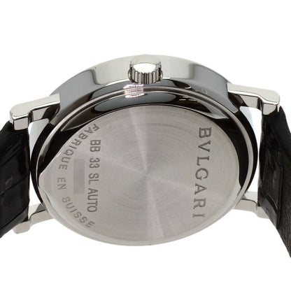 BVLGARI BVLGARI BVLGARI 100th Anniversary Model Watches BB33SL AUTO Stainless Steel/Leather mens