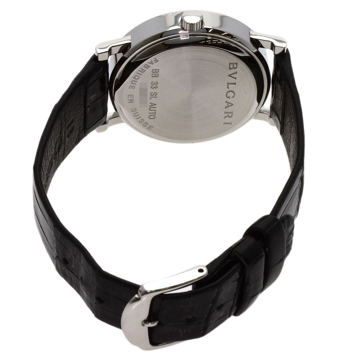 BVLGARI BVLGARI BVLGARI 100th Anniversary Model Watches BB33SL AUTO Stainless Steel/Leather mens