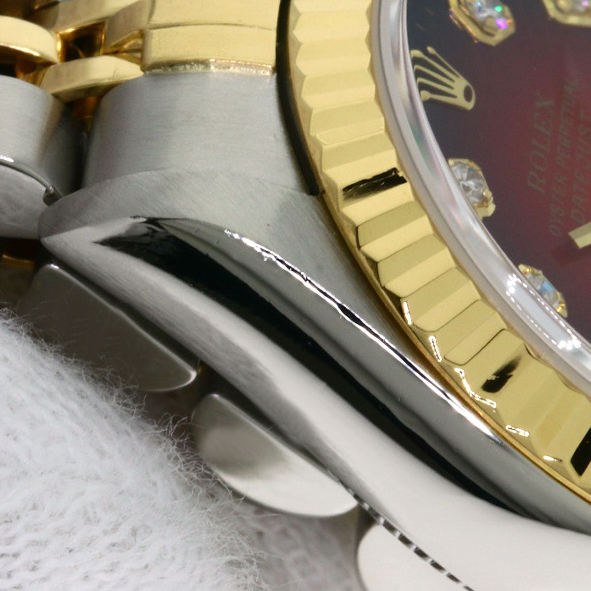 ROLEX Datejust 10P Diamond Cherry Gradation Watches 69173G Stainless Steel/SSxK18YG Ladies