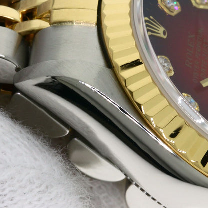 ROLEX Datejust 10P Diamond Cherry Gradation Watches 69173G Stainless Steel/SSxK18YG Ladies