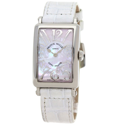 FRANCK MULLER Long Island Mother of Pearl Watches 902QZRELMOP Stainless Steel/Leather Ladies