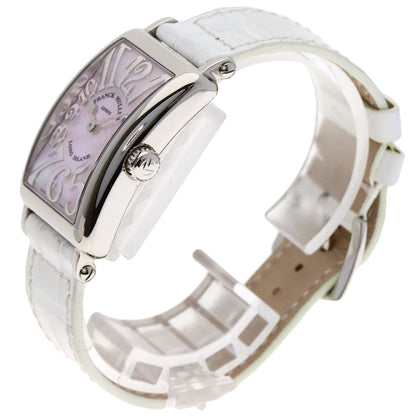 FRANCK MULLER Long Island Mother of Pearl Watches 902QZRELMOP Stainless Steel/Leather Ladies
