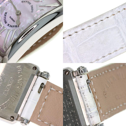 FRANCK MULLER Long Island Mother of Pearl Watches 902QZRELMOP Stainless Steel/Leather Ladies