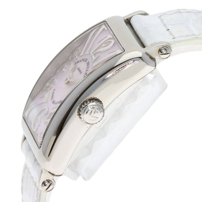 FRANCK MULLER Long Island Mother of Pearl Watches 902QZRELMOP Stainless Steel/Leather Ladies