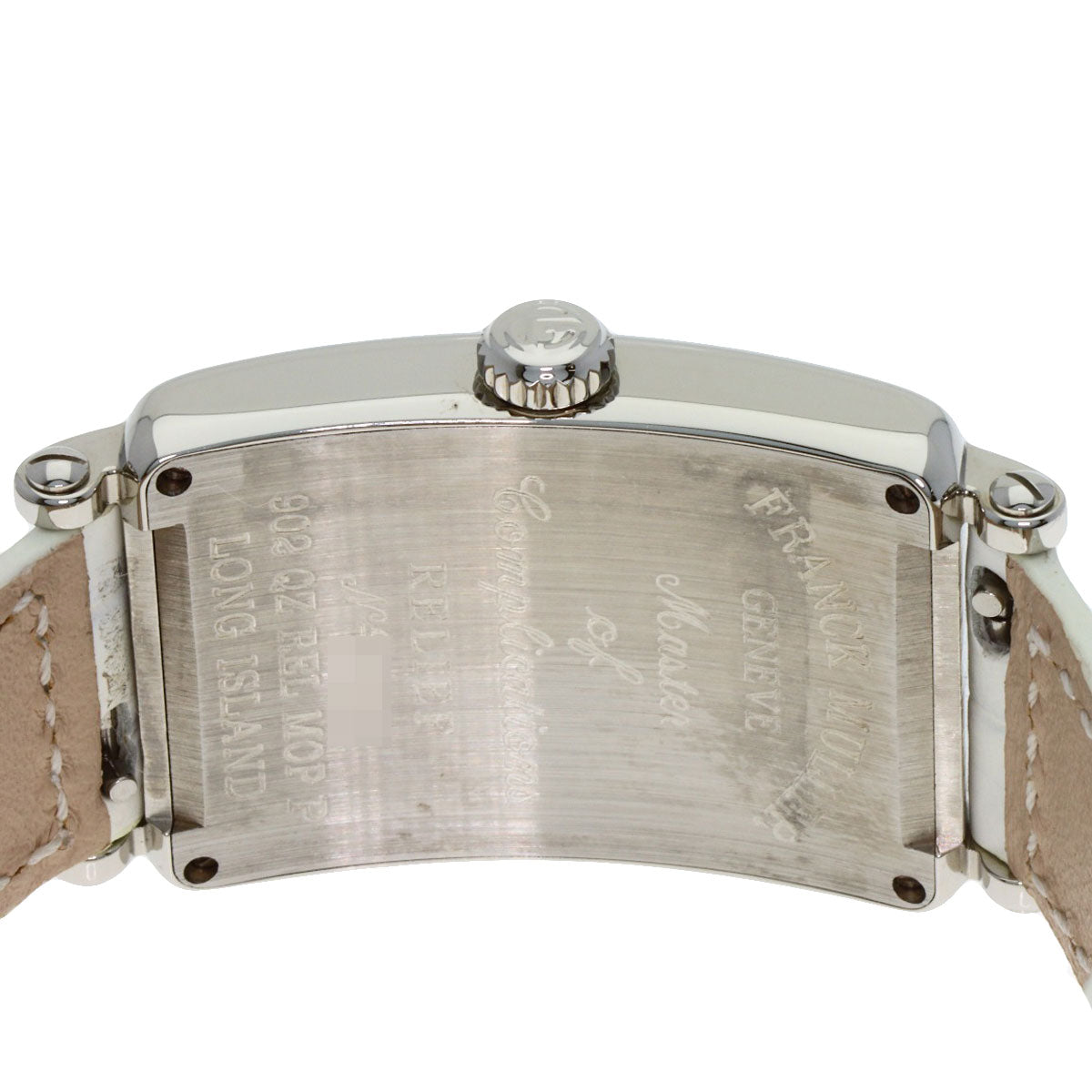 FRANCK MULLER Long Island Mother of Pearl Watches 902QZRELMOP Stainless Steel/Leather Ladies