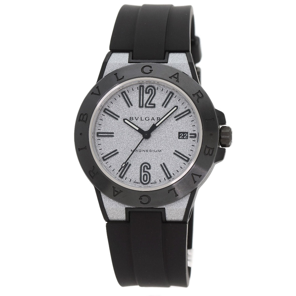 BVLGARI Diagono Magnesium Watches DG41C6SMCVD Magnesium / PEEK/Rubber mens