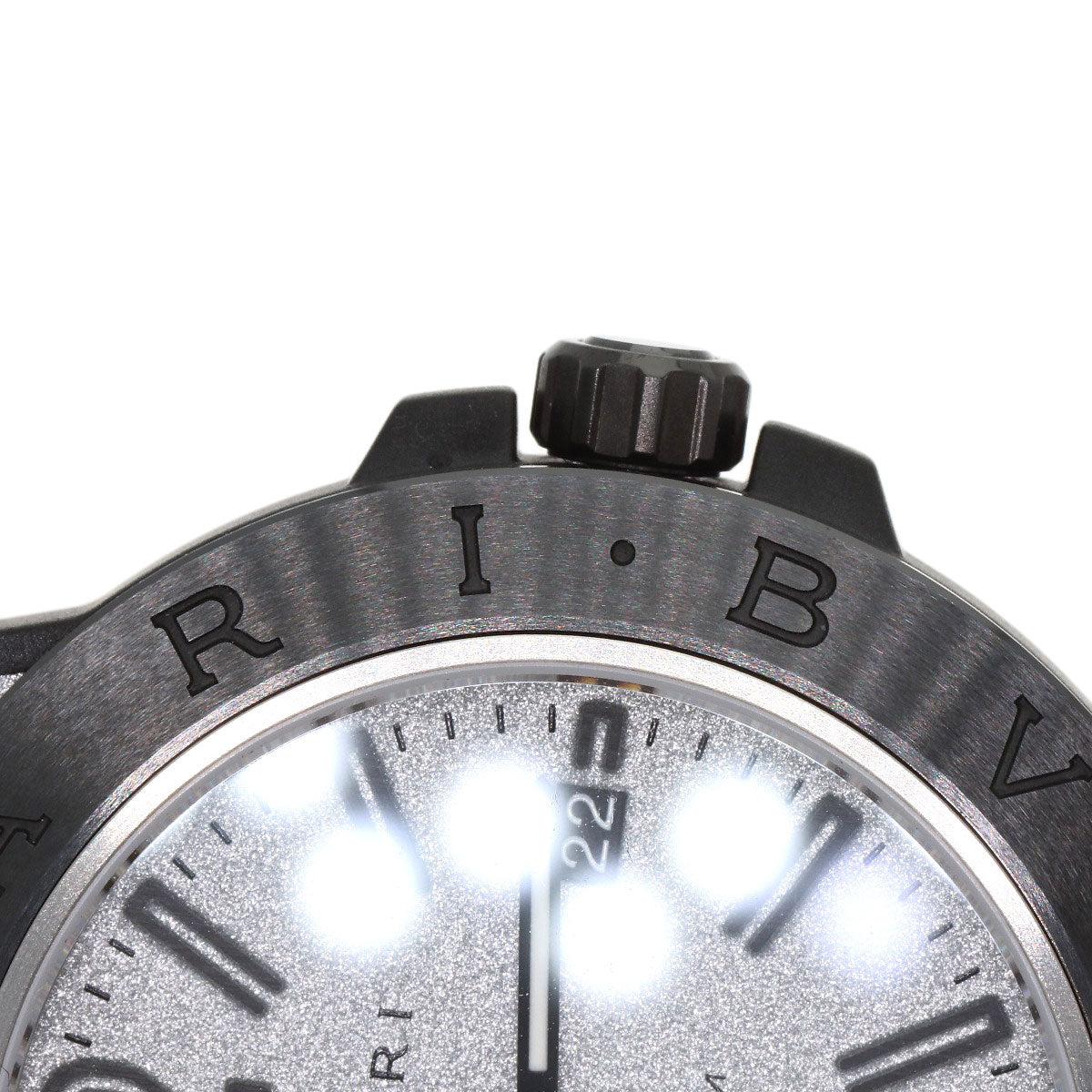 BVLGARI Diagono Magnesium Watches DG41C6SMCVD Magnesium / PEEK/Rubber mens