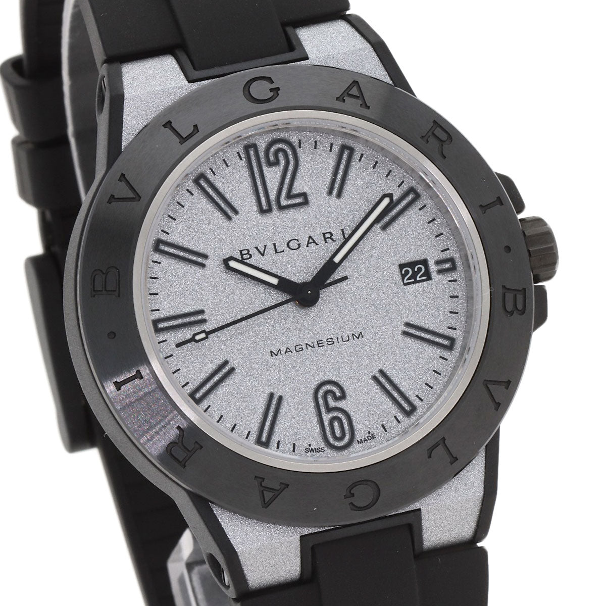 BVLGARI Diagono Magnesium Watches DG41C6SMCVD Magnesium / PEEK/Rubber mens