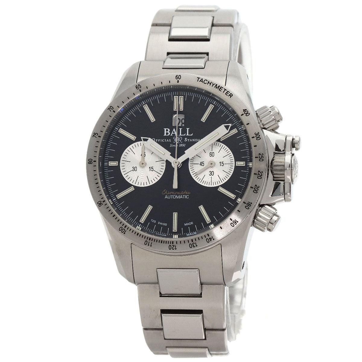 BALLWATCH Engineer Hydrocarbon Racer Chronograph Watches CM2198C-S2CJ-BK Stainless Steel/Stainless Steel mens
