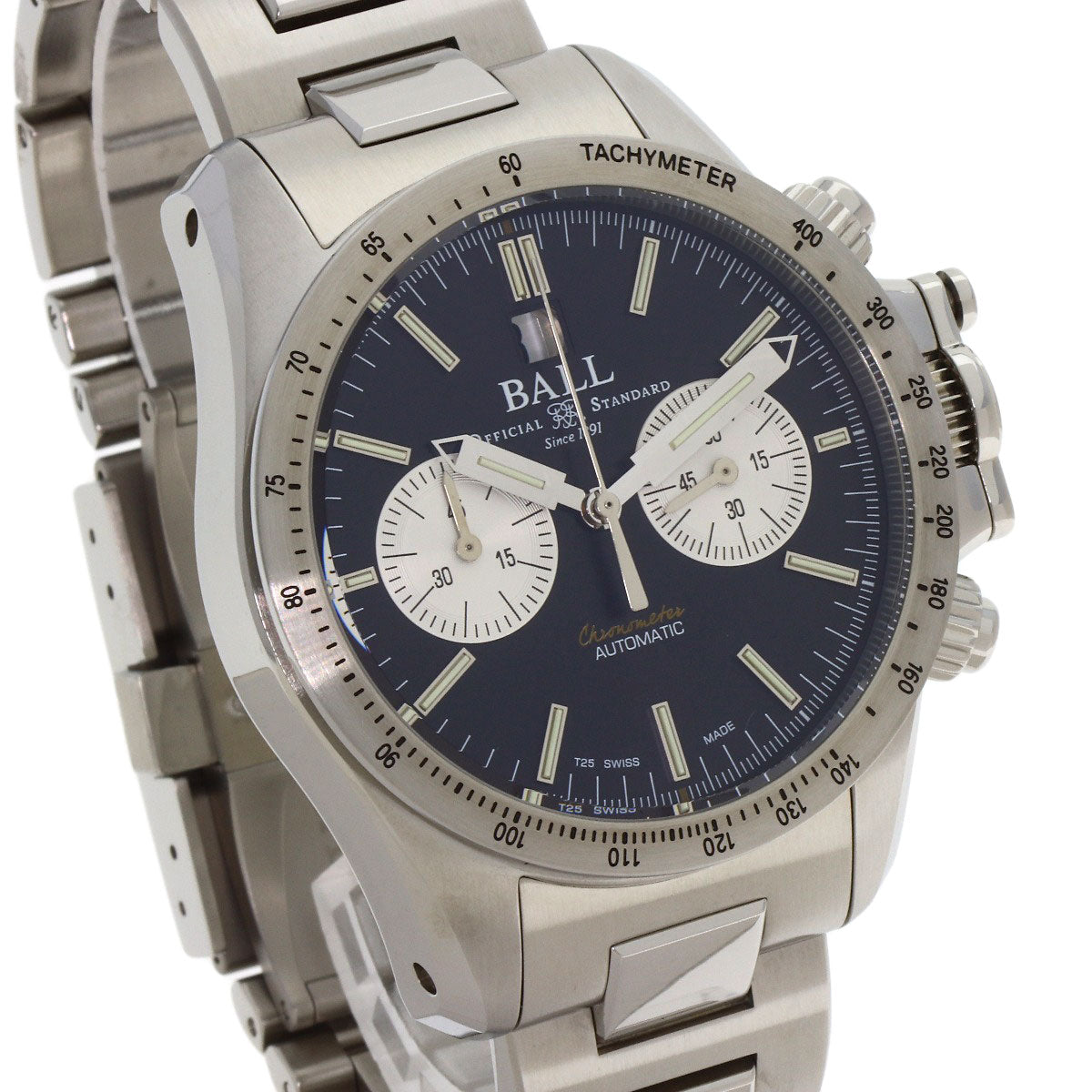 BALLWATCH Engineer Hydrocarbon Racer Chronograph Watches CM2198C-S2CJ-BK Stainless Steel/Stainless Steel mens
