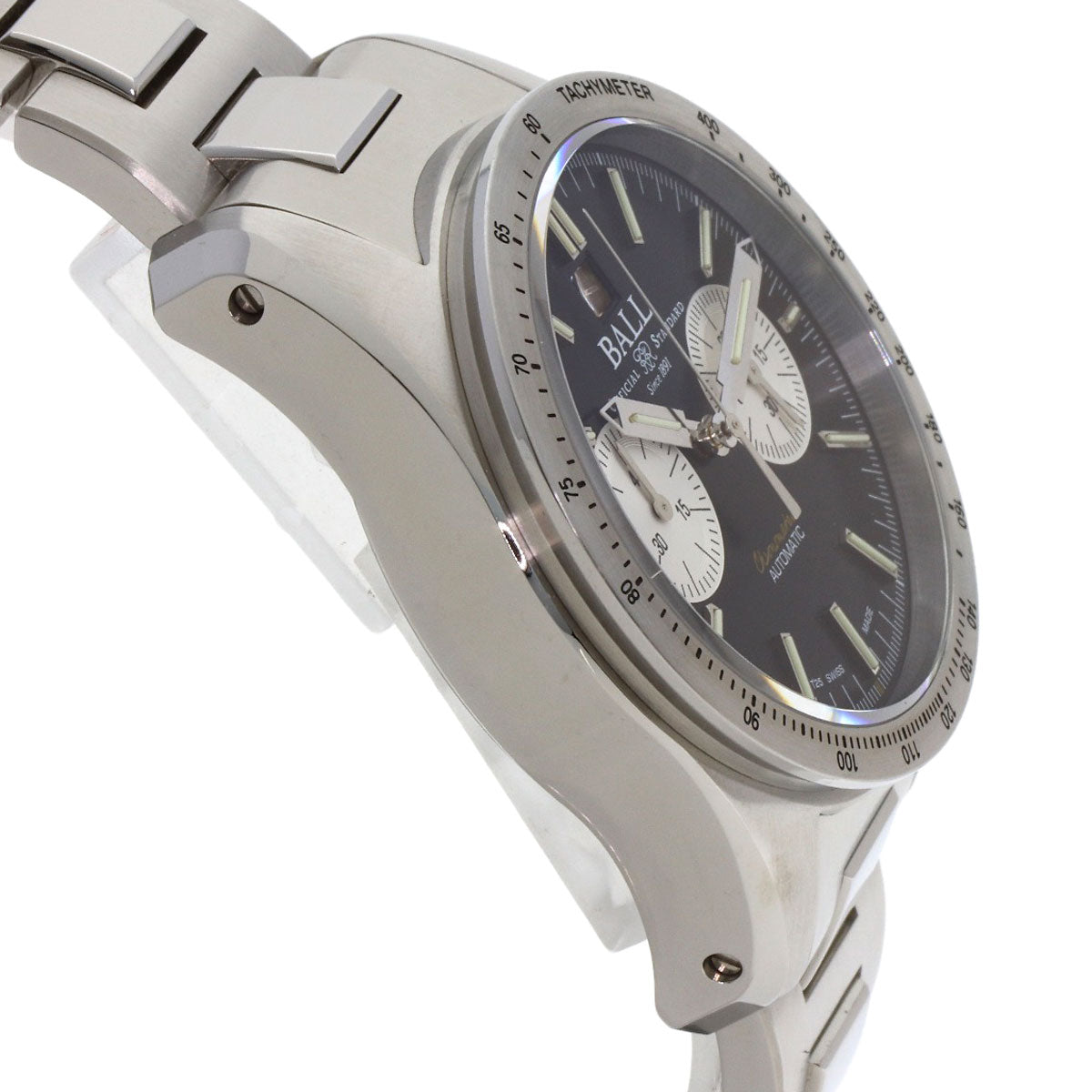 BALLWATCH Engineer Hydrocarbon Racer Chronograph Watches CM2198C-S2CJ-BK Stainless Steel/Stainless Steel mens