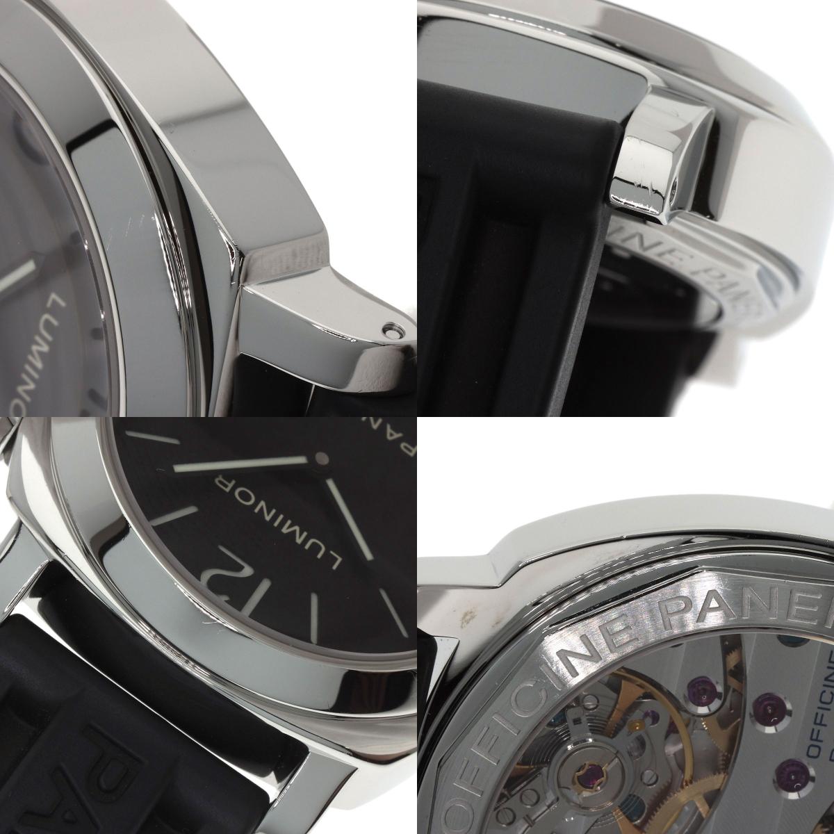 PANERAI Luminol base Watches PAM00112 Stainless Steel/Rubber mens