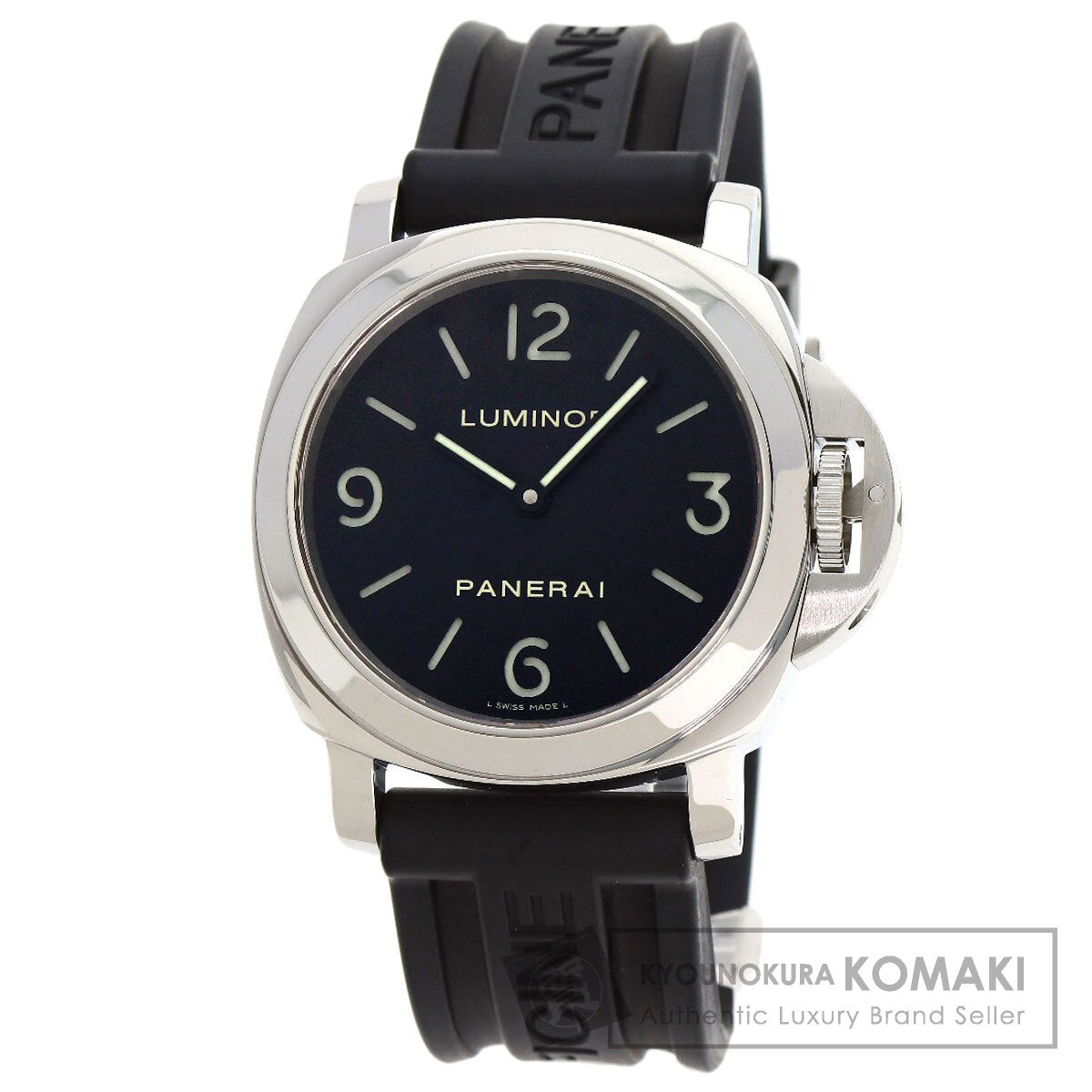PANERAI Luminol base Watches PAM00112 Stainless Steel/Rubber mens