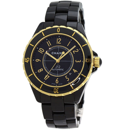 CHANEL J12 1.7" Caliber 3125 Watches H2129 Ceramic/Ceramic mens