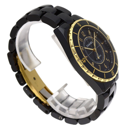 CHANEL J12 1.7" Caliber 3125 Watches H2129 Ceramic/Ceramic mens