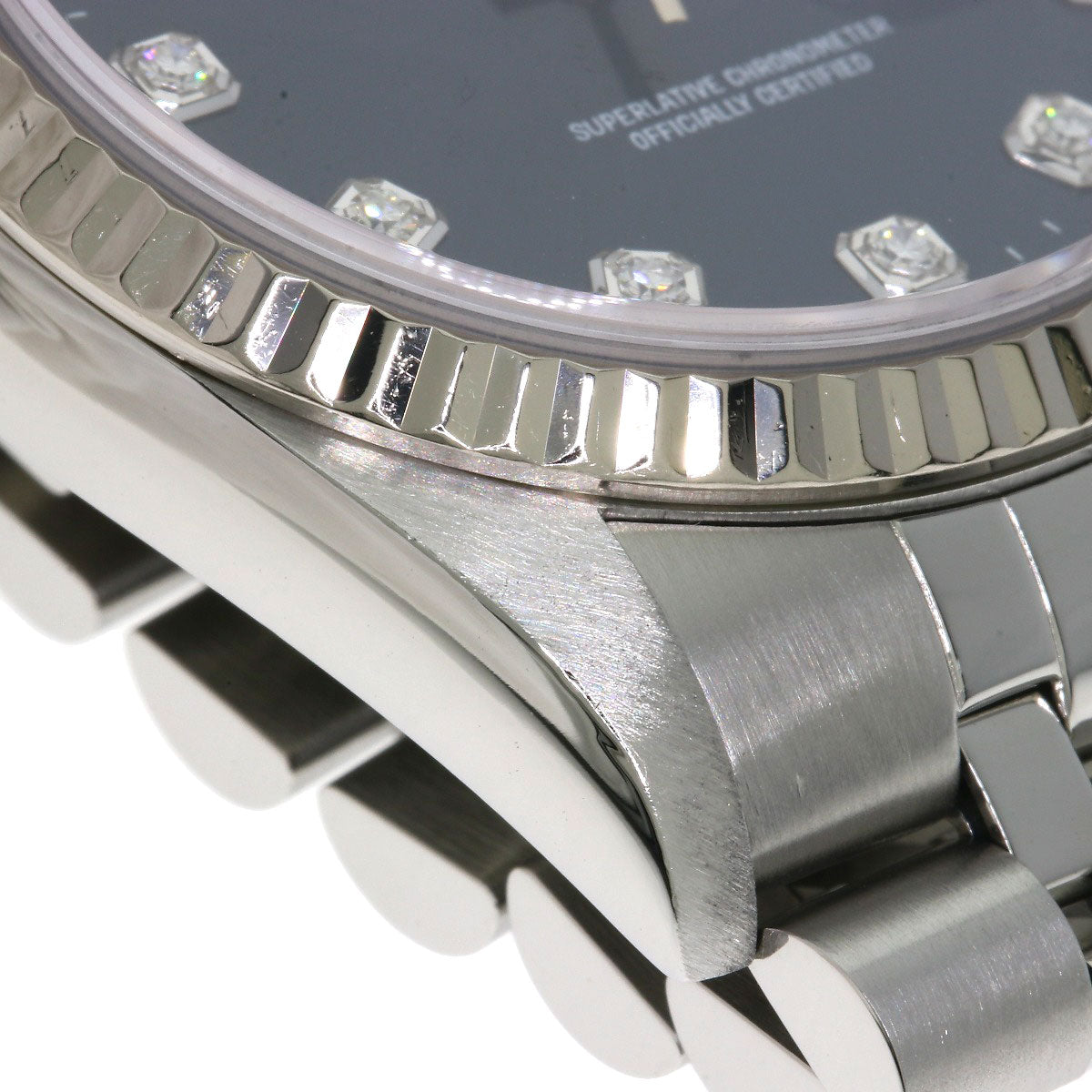 ROLEX DATEJUST 10P Diamond Watches 16234G Stainless Steel/Stainless Steel mens