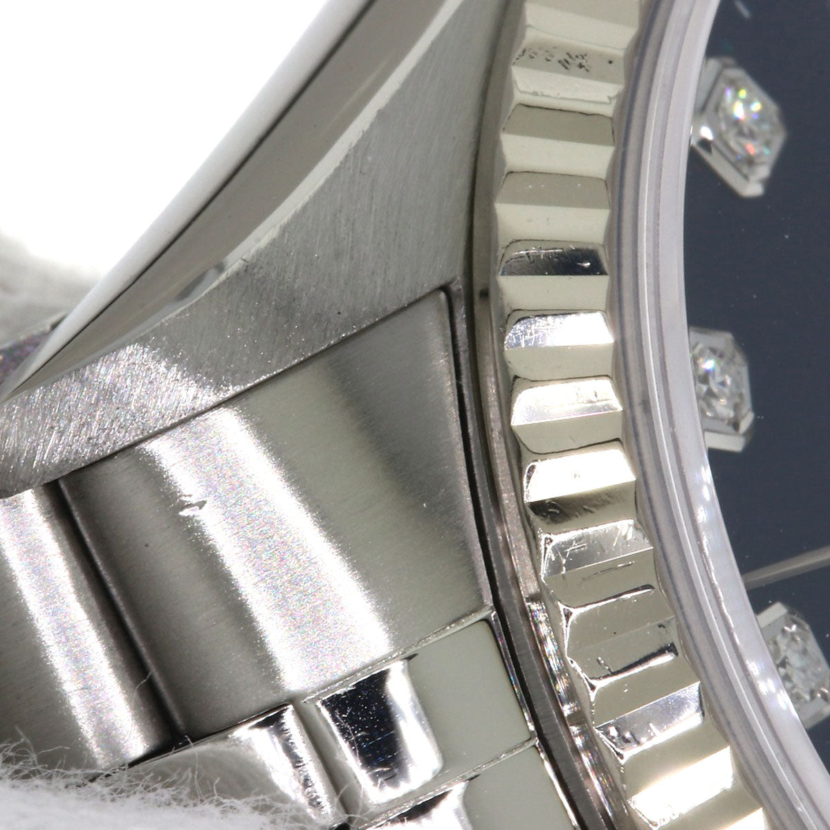 ROLEX DATEJUST 10P Diamond Watches 16234G Stainless Steel/Stainless Steel mens
