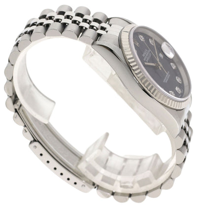 ROLEX DATEJUST 10P Diamond Watches 16234G Stainless Steel/Stainless Steel mens