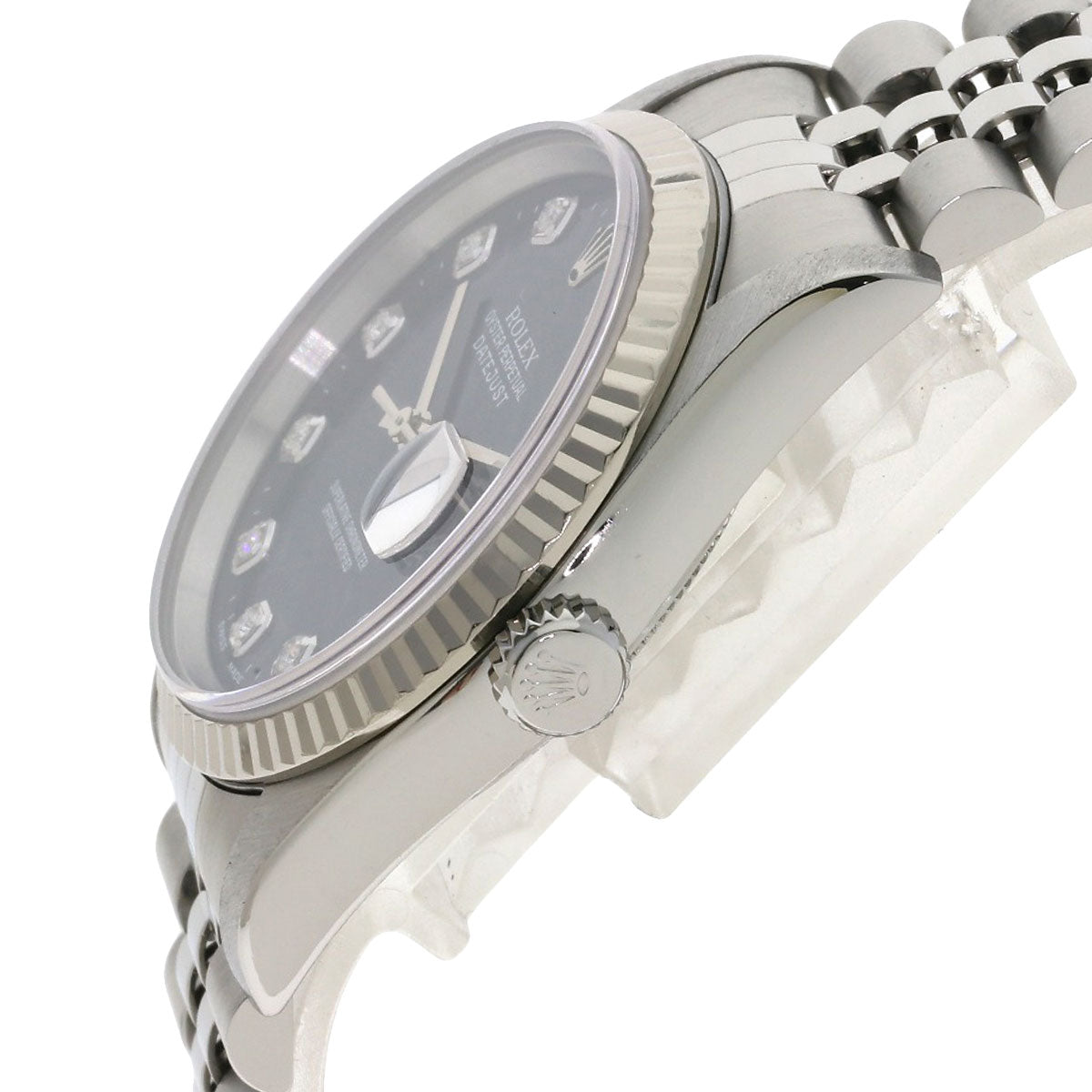ROLEX DATEJUST 10P Diamond Watches 16234G Stainless Steel/Stainless Steel mens