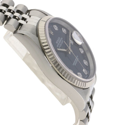 ROLEX DATEJUST 10P Diamond Watches 16234G Stainless Steel/Stainless Steel mens