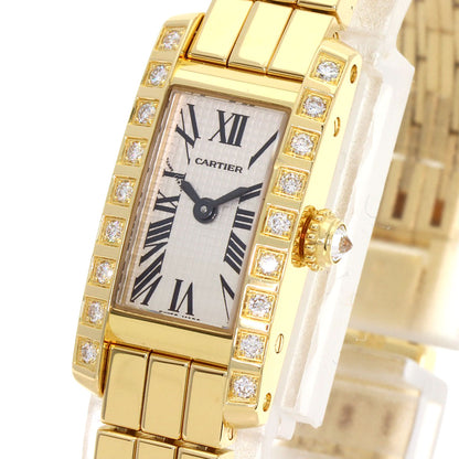 CARTIER Tank Allongee Lanier Watches WJ2006X3 K18 Yellow Gold/18K Yellow Gold Ladies
