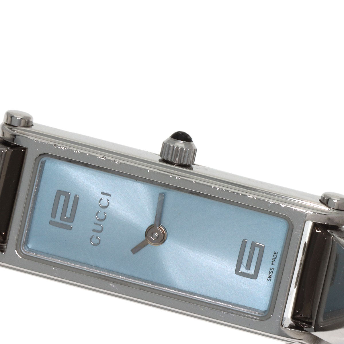 GUCCI Square face Watches 1500L Stainless Steel/Stainless Steel Ladies