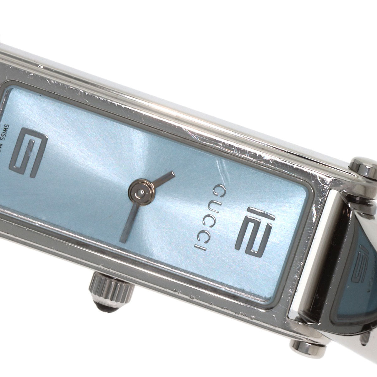 GUCCI Square face Watches 1500L Stainless Steel/Stainless Steel Ladies