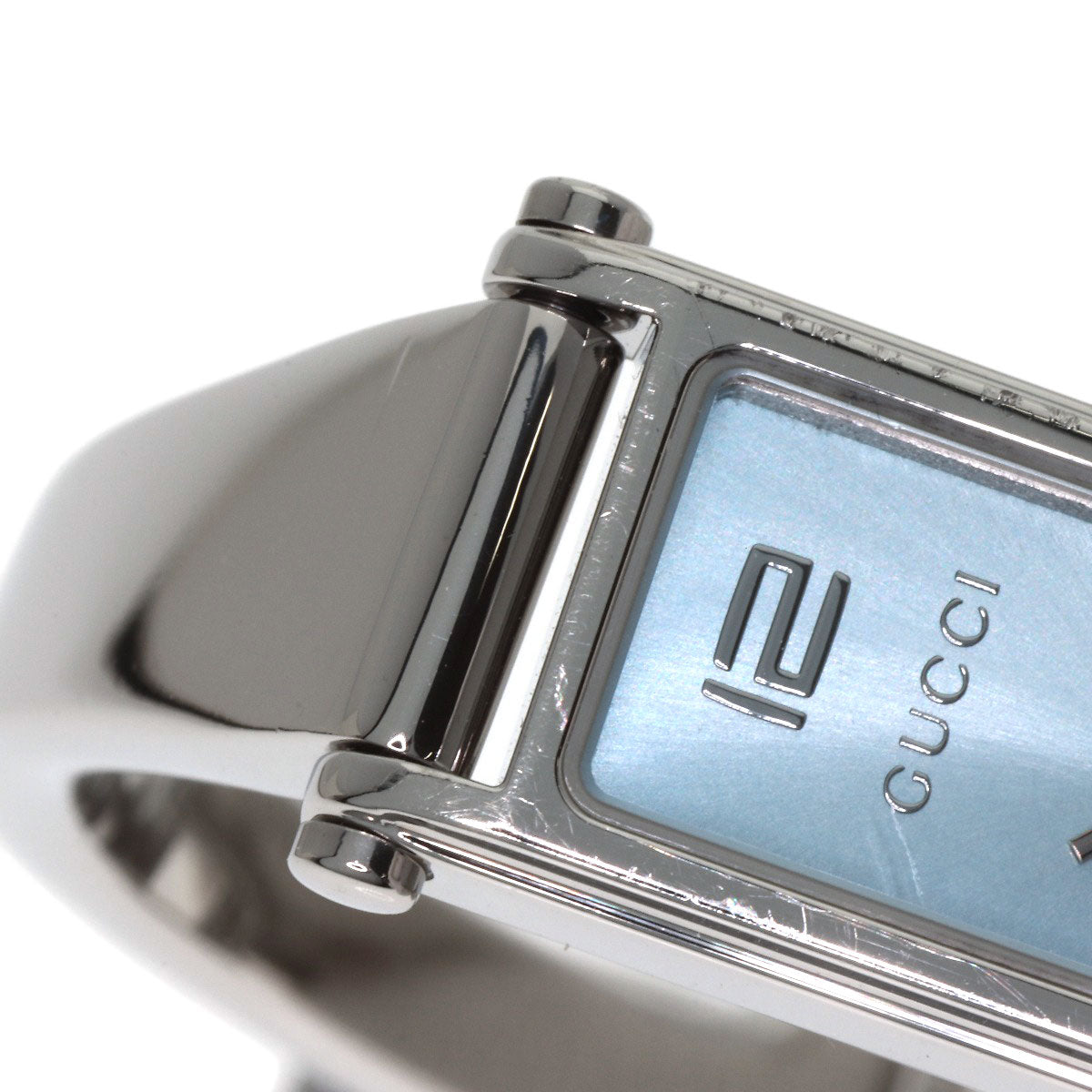 GUCCI Square face Watches 1500L Stainless Steel/Stainless Steel Ladies