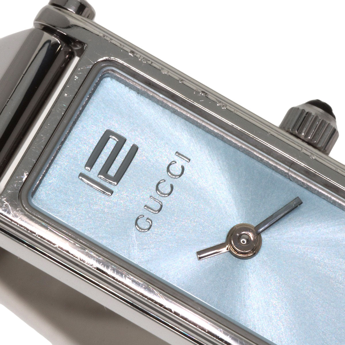 GUCCI Square face Watches 1500L Stainless Steel/Stainless Steel Ladies