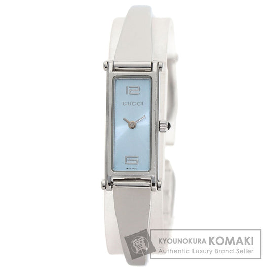 GUCCI Square face Watches 1500L Stainless Steel/Stainless Steel Ladies