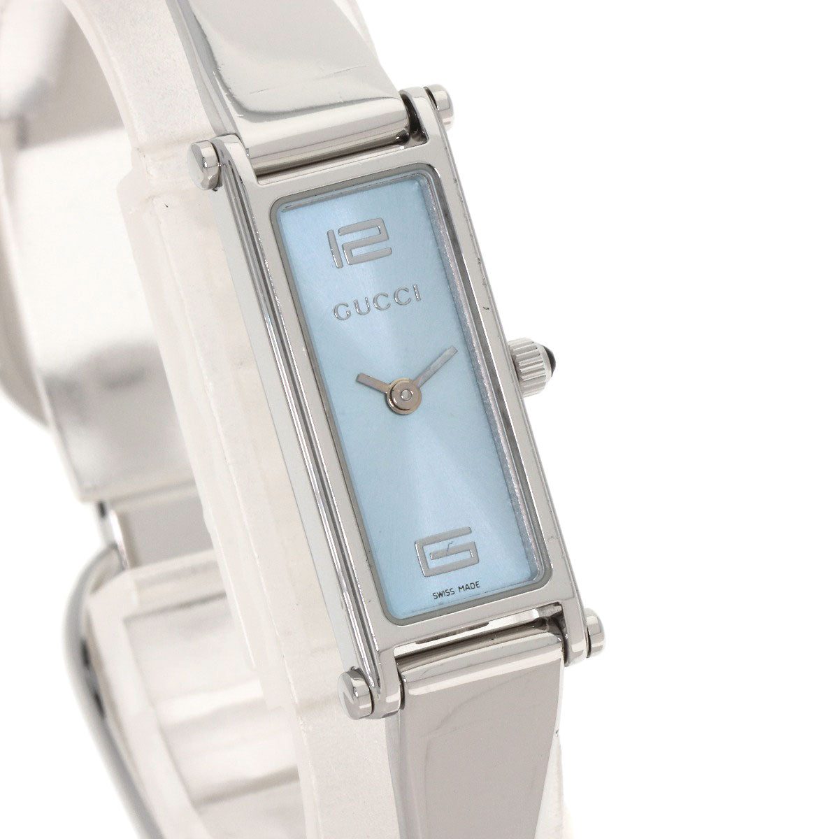 GUCCI Square face Watches 1500L Stainless Steel/Stainless Steel Ladies