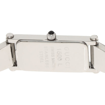 GUCCI Square face Watches 1500L Stainless Steel/Stainless Steel Ladies