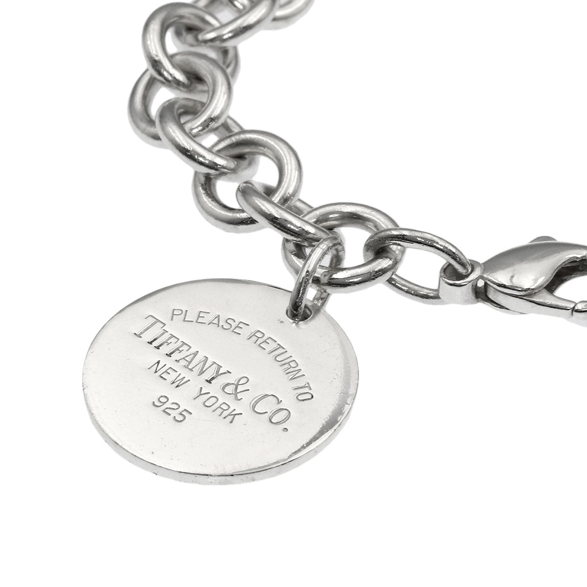 TIFFANY&Co. Return to TIFFANY & Co. Round tag Bracelet Silver Ladies [Used]