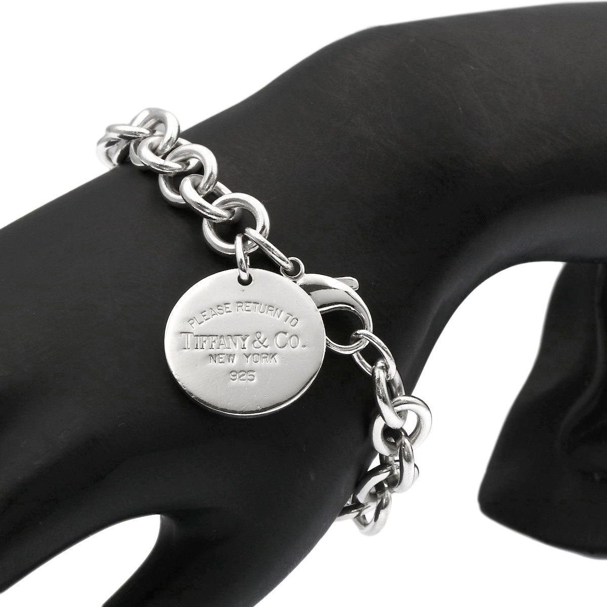 TIFFANY&Co. Return to TIFFANY & Co. Round tag Bracelet Silver Ladies [Used]