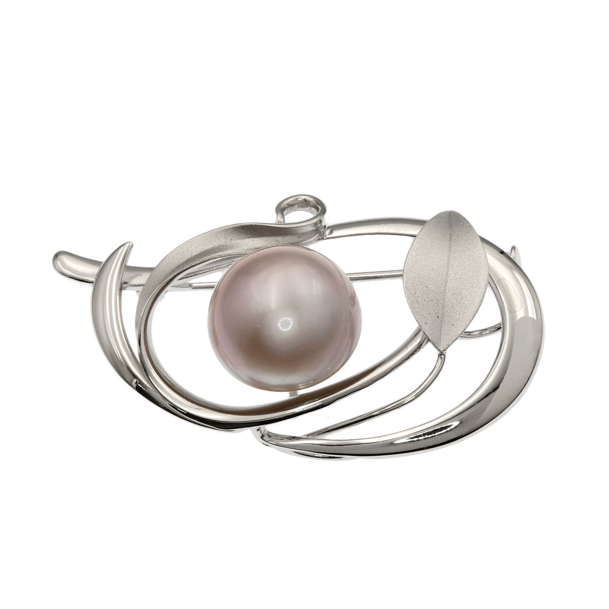 TASAKI Mabe Pearl Pearl Brooch Silver Ladies [Used]