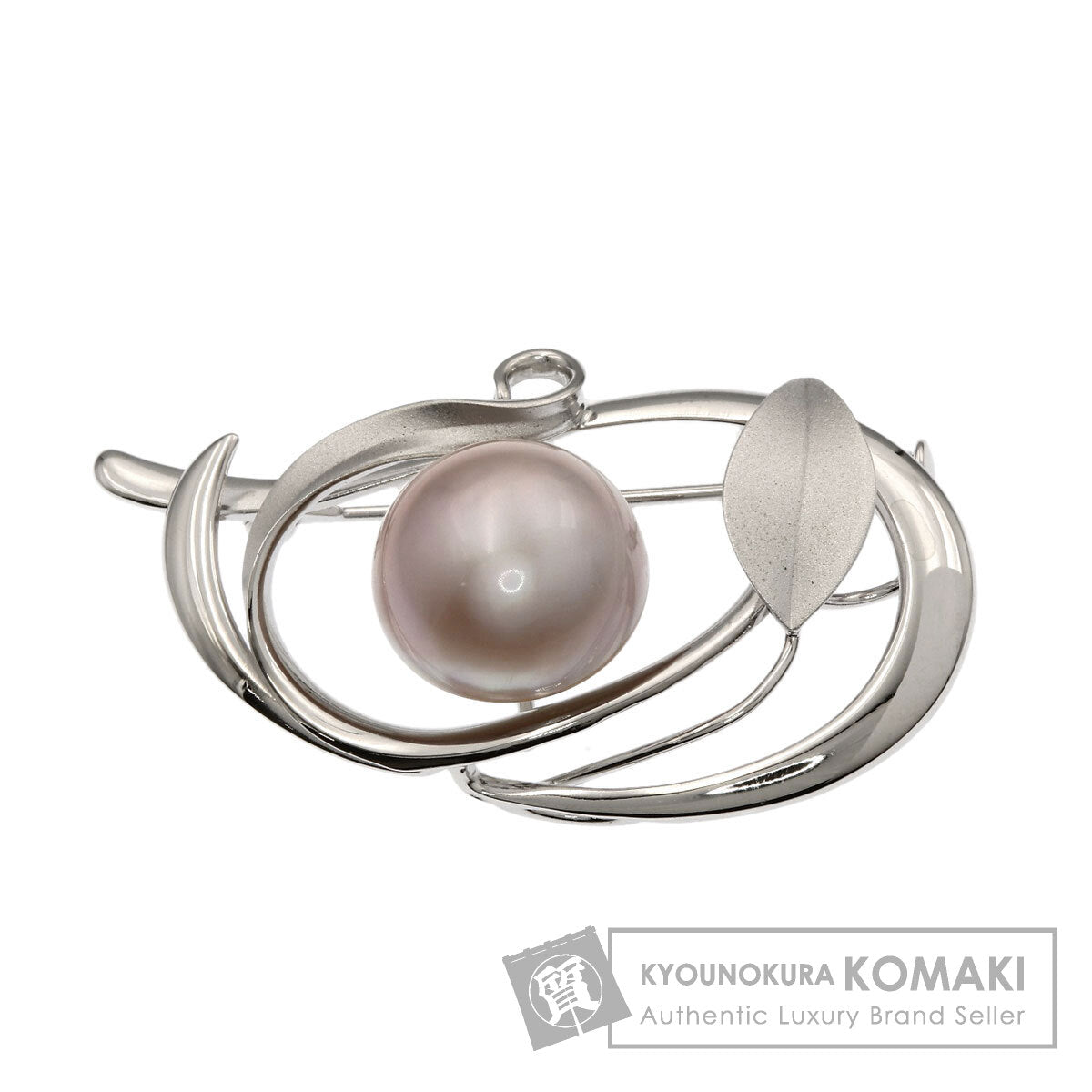 TASAKI Mabe Pearl Pearl Brooch Silver Ladies [Used]
