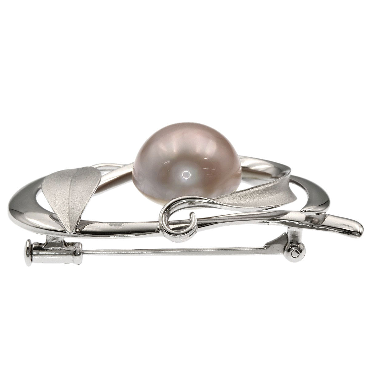 TASAKI Mabe Pearl Pearl Brooch Silver Ladies [Used]