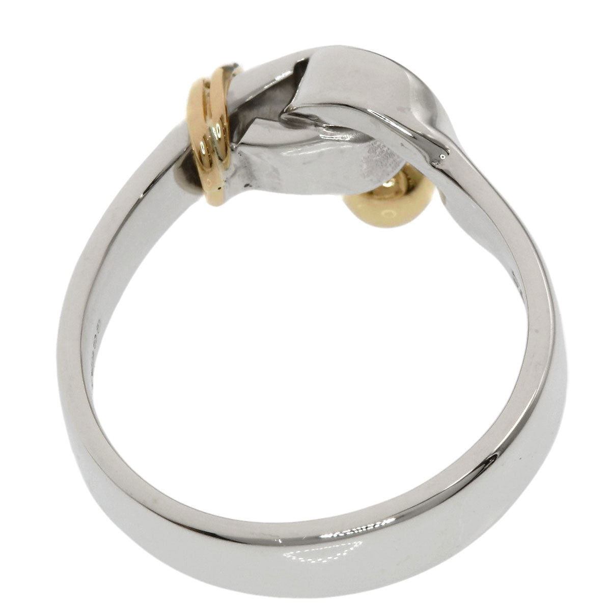 TIFFANY&Co. Hook & Eye Ring Silver 18K Yellow GoldLadies [Used]