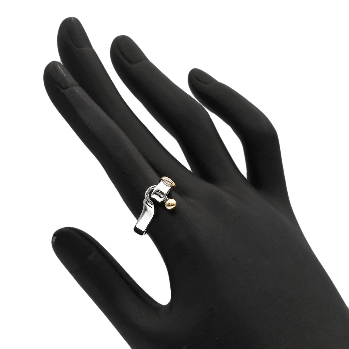 TIFFANY&Co. Hook & Eye Ring Silver 18K Yellow GoldLadies [Used]