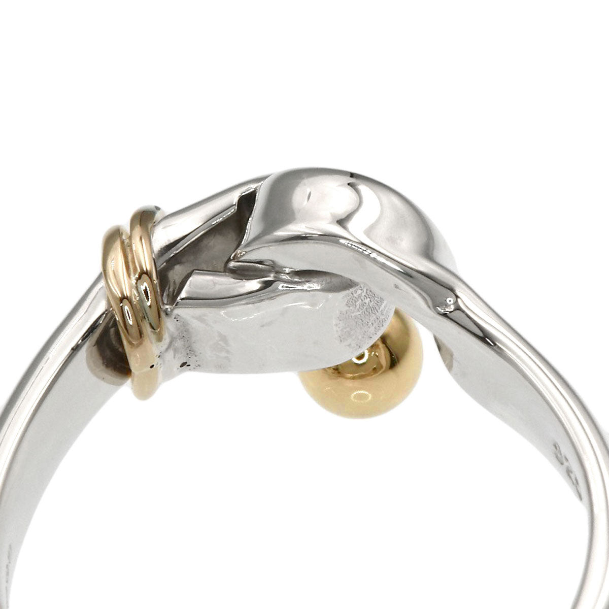 TIFFANY&Co. Hook & Eye Ring Silver 18K Yellow GoldLadies [Used]