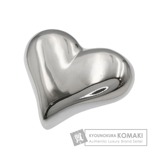 TIFFANY&Co. heart Brooch Silver Ladies [Used]